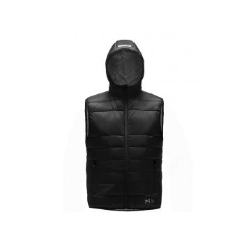 Vesta barbati  Poliester - Negru - Negru