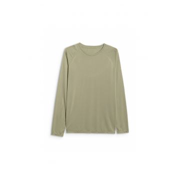 Bluza sport barbati  maneca lunga - verde - poliester -