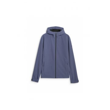 Geaca trekking barbati  poliester - bleumarin
