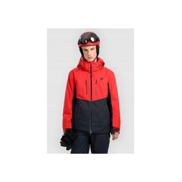 Jacheta de schi barbati -  poliester - negru/rosu