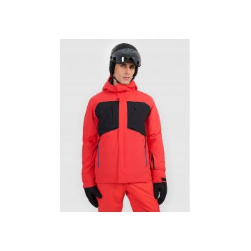 Jacheta de schi barbati -  poliester - rosu/negru