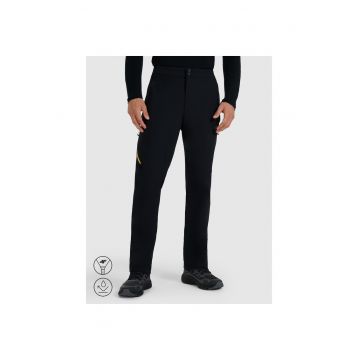 Pantaloni de trekking barbati  poliester - negru