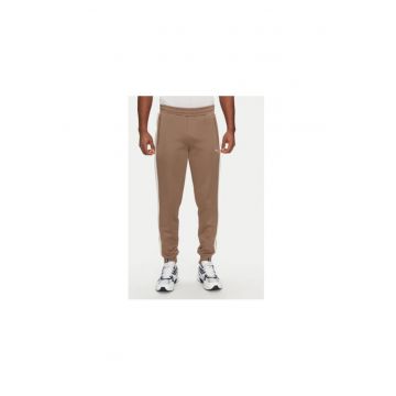 Pantaloni de trening barbati  629588 - Poliester reciclat/Bumbac - Maro - Maro