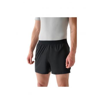 Pantaloni scurti pentru barbati  4FWAW24TFSHM633 - poliester/elastan - negru