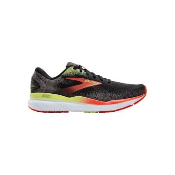 Pantofi alergare barbati  Ghost 16 SS 2025 Negru/Portocaliu - Negru