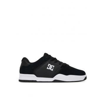 Pantofi barbati -  sneakers - piele naturala - negru -