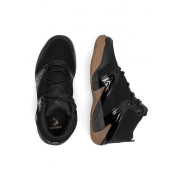 Pantofi sport barbati  alergare - piele naturala - negru