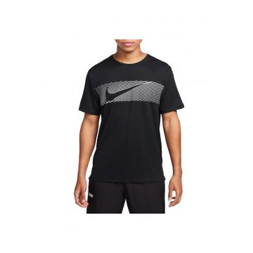 Tricou alergare barbati  Miler Flash Dri-FIT SS 2024 - Negru