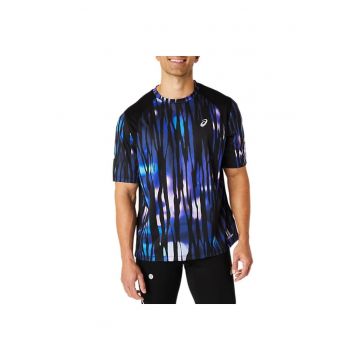 Tricou alergare barbati  Road Lite-Show FW 2024 - Negru/Albastru