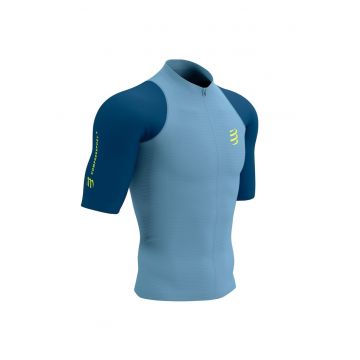 Tricou alergare barbati  Trail Racing Postural FW 2024-Albastru-M