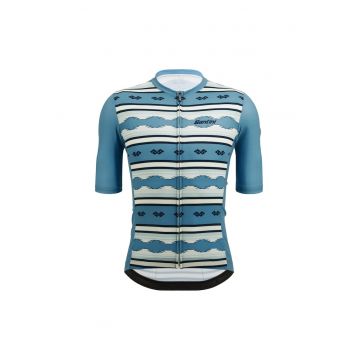Tricou ciclism barbati  Pendelton - Albastru