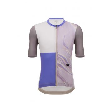 Tricou ciclism barbati  Sandstorm - Gri/Mov