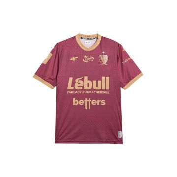 Tricou sport barbati  mov/portocaliu - poliester -