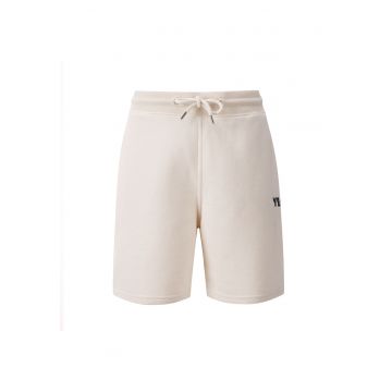 Bermude unisex cu snur de ajustare Chax - Alb