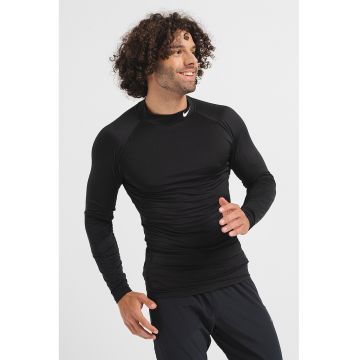 Bluza cu maneci raglan si tehnologie Dri-FIT pentru fitness Pro - Negru