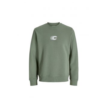 Bluza JACK &JONES Vibrant Crew Back Print 39776 - Verde