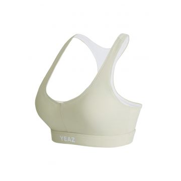 Bustiera cu decolteu in V - cu spate decupat - pentru fitness Celeb - Verde