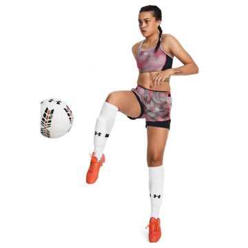 Bustiera cu spate decupat - pentru antrenament - Alb/Negru