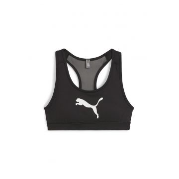 Bustiera DryCELL cu segment de plasa pentru antrenament 4Keeps - Alb/Negru