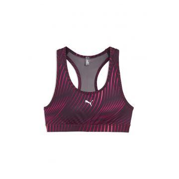 Bustiera DryCELL cu segment de plasa pentru antrenament 4Keeps - Fucsia/Violet tyrian