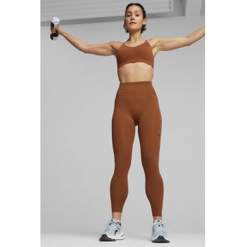 Bustiera fara cusaturi pentru antrenament Move Shapelux - Maro scortisoara