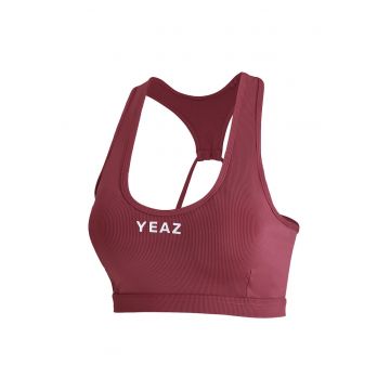 Bustiera pentru fitness cu decupaje pe spate ATTITUDE 29005 - Rosu