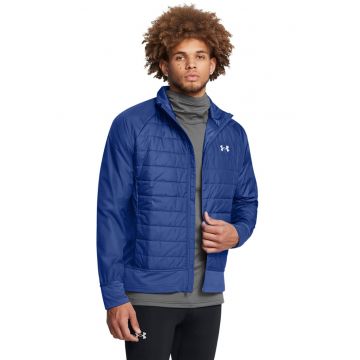 Geaca matlasata cu finisaj rezistent la apa - pentru alergare Launch - Albastru inchis