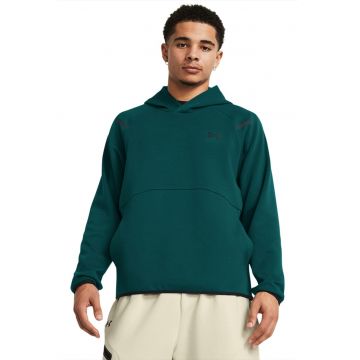 Hanorac cu buzunare laterale - pentru fitness - Verde englez