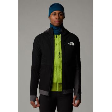 Hanorac cu fenta cu fermoar pentru drumetii Binntal - Negru