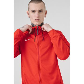 Hanorac cu logo pentru fitness - Rosu/Alb optic