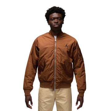 Jacheta cu fermoar pentru baschet - Maro scortisoara