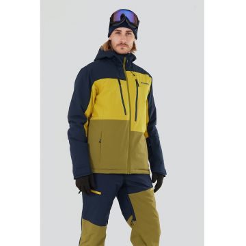 Jacheta cu gluga - pentru schi Atlas Allmountain - Galben/Bleumarin