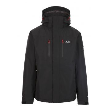 Jacheta impermeabila pentru trekking Oswarm - Negru