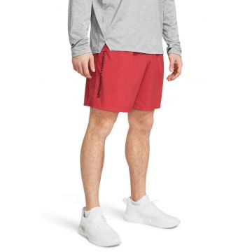 Pantaloni scurti cu logo lateral - pentru fitness Wordmark - Coral