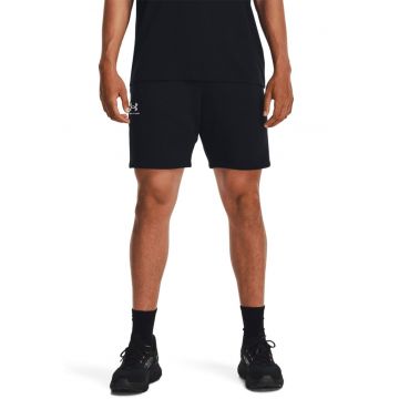 Pantaloni scurti cu talie medie - pentru fitness - Negru