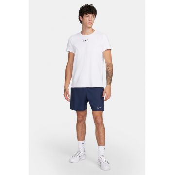 Pantaloni scurti cu tehnologie Dri Fit pentru tenis Court Victory - Alb/Bleumarin