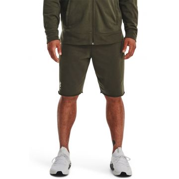 Pantaloni scurti din material terry - pentru fitness Rival - Kaki