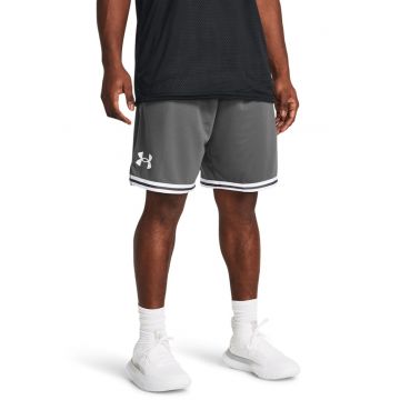 Pantaloni scurti lejeri pentru baschet Perimetre - Alb/Gri inchis