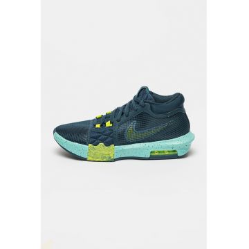 Pantofi cu brant moale - pentru baschet LeBron Witness VIII - Bleumarin/Verde menta