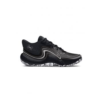 Pantofi mid-cu pentru baschet Spawn 6 - Negru/Gri