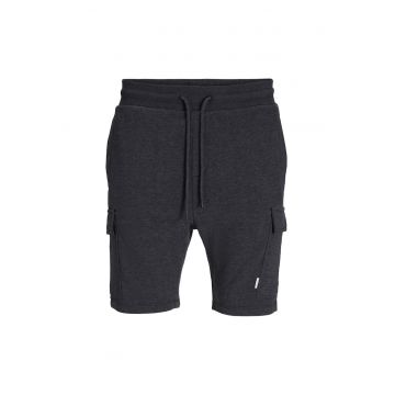 Short JACK &JONES Shark Cargo - 12229078-Dark Grey Melange 21230 - Gri
