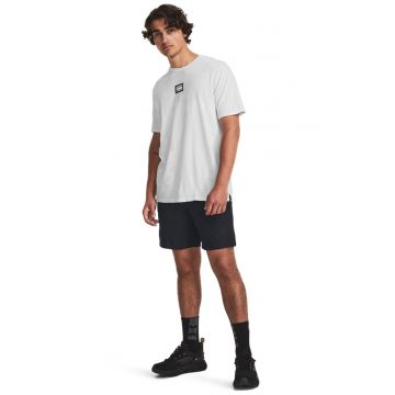 Tricou cu aspect decolorat pentru fitness Elevated Core - Gri deschis