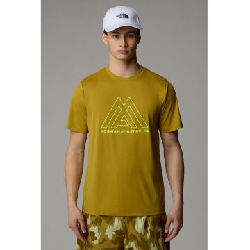Tricou cu decolteu la baza gatului pentru antrenament Mountain Athletics - Galben mustar