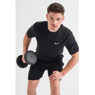 Tricou cu decolteu la baza gatului pentru fitness Hyverse - Alb/Negru