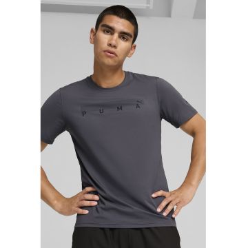 Tricou cu logo pentru antrenament Energy Cloudspun - Gri inchis