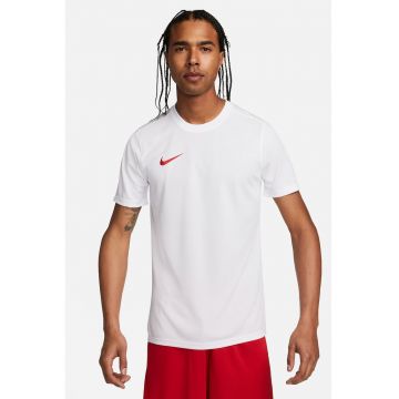 Tricou cu tehnologie Dri-Fit pentru fotbal - Alb/Rosu vermillion