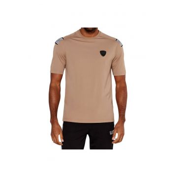 Tricou  EA7 Premium Shield Soccer 38854 - Bej
