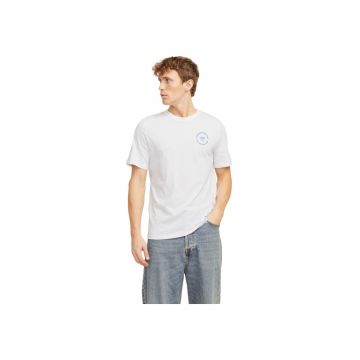 Tricou JACK &JONES Simon 39211 - Alb