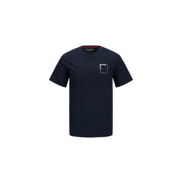 Tricou JACK &JONES Verner 39221 - Albastru inchis