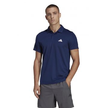 Tricou polo pentru fitness - Bleumarin
